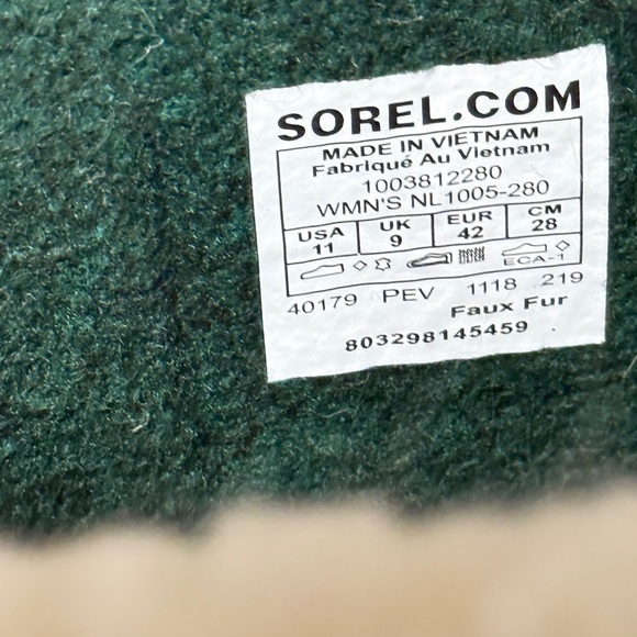 Used Sorel Womens Caribou Boot Buff - Picture 5 of 5